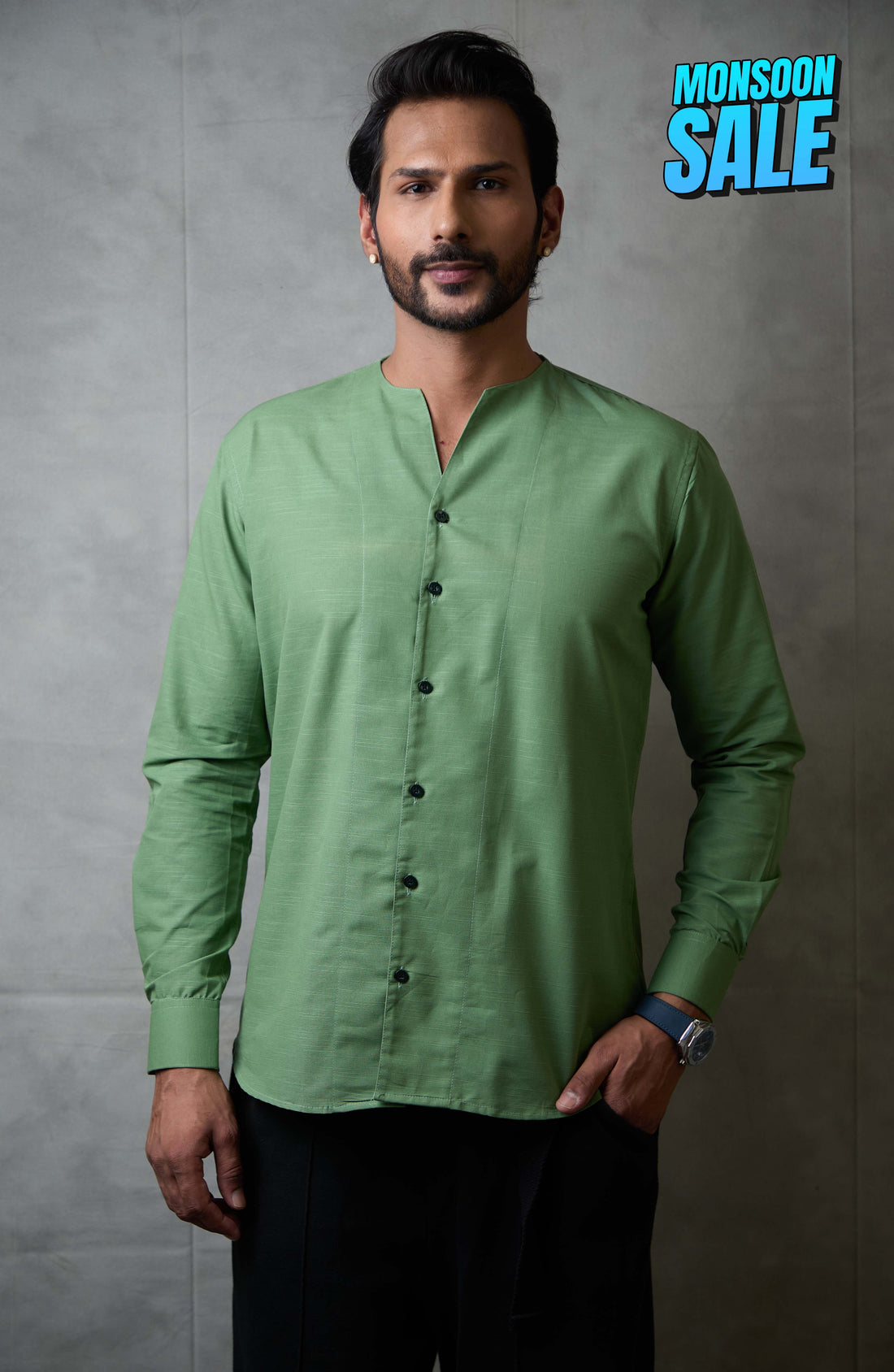 Adrift Shirt | Saga Green