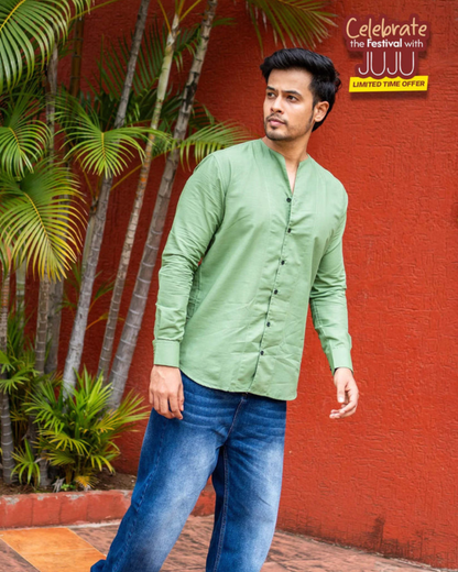 Adrift Shirt | Saga Green
