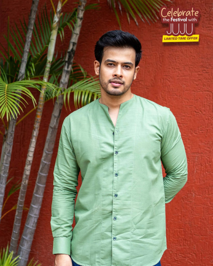 Adrift Shirt | Saga Green