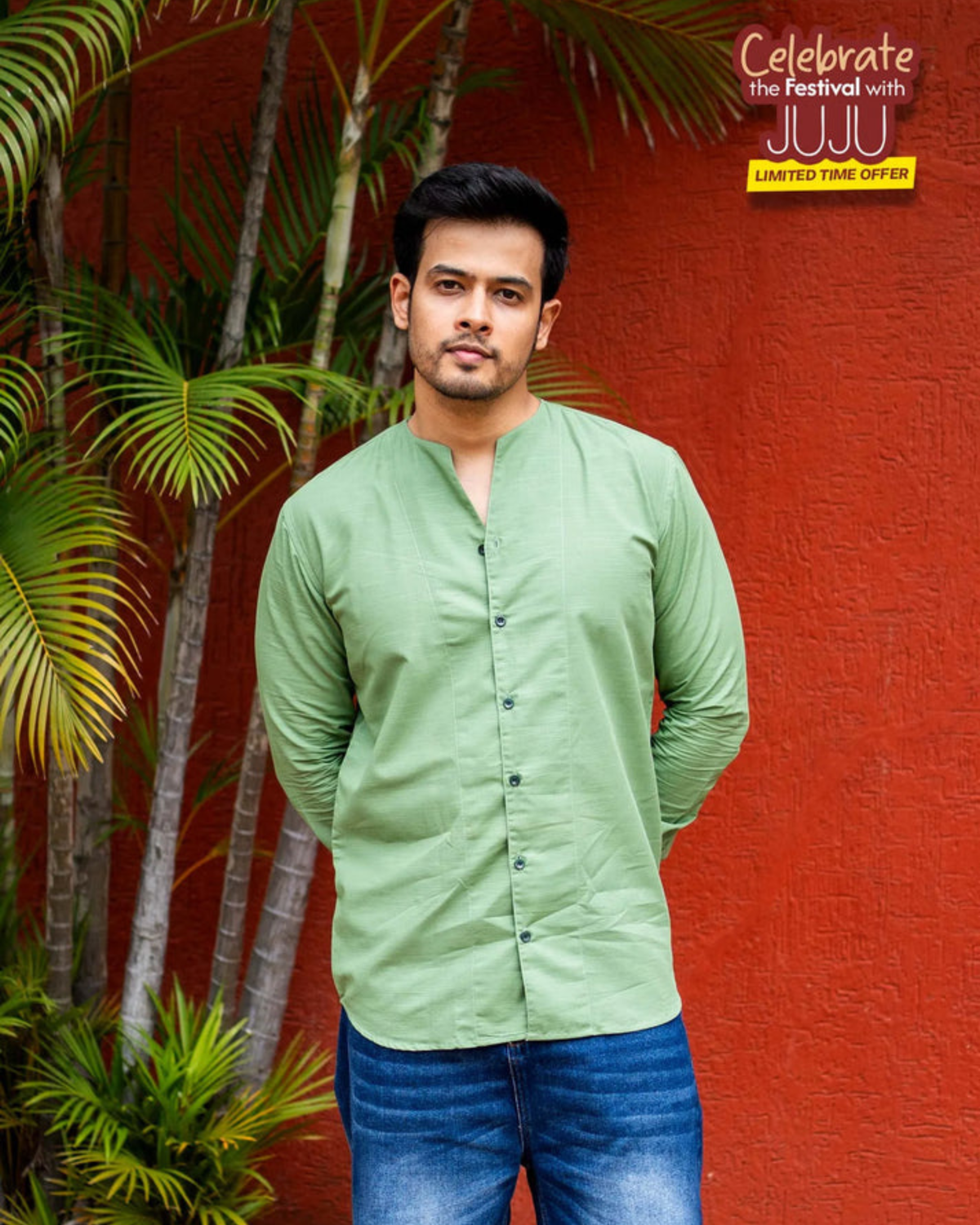 Adrift Shirt | Saga Green
