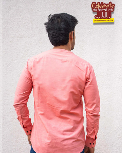 Adrift Shirt | Coral Pink