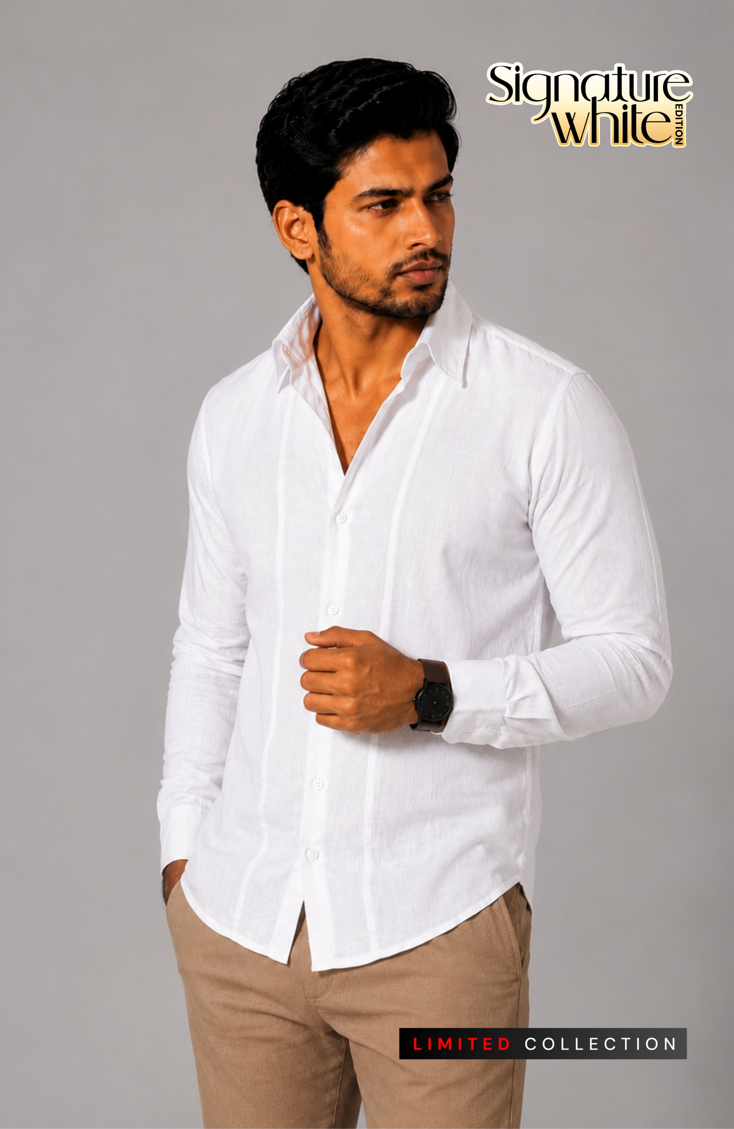U Turn White Shirt
