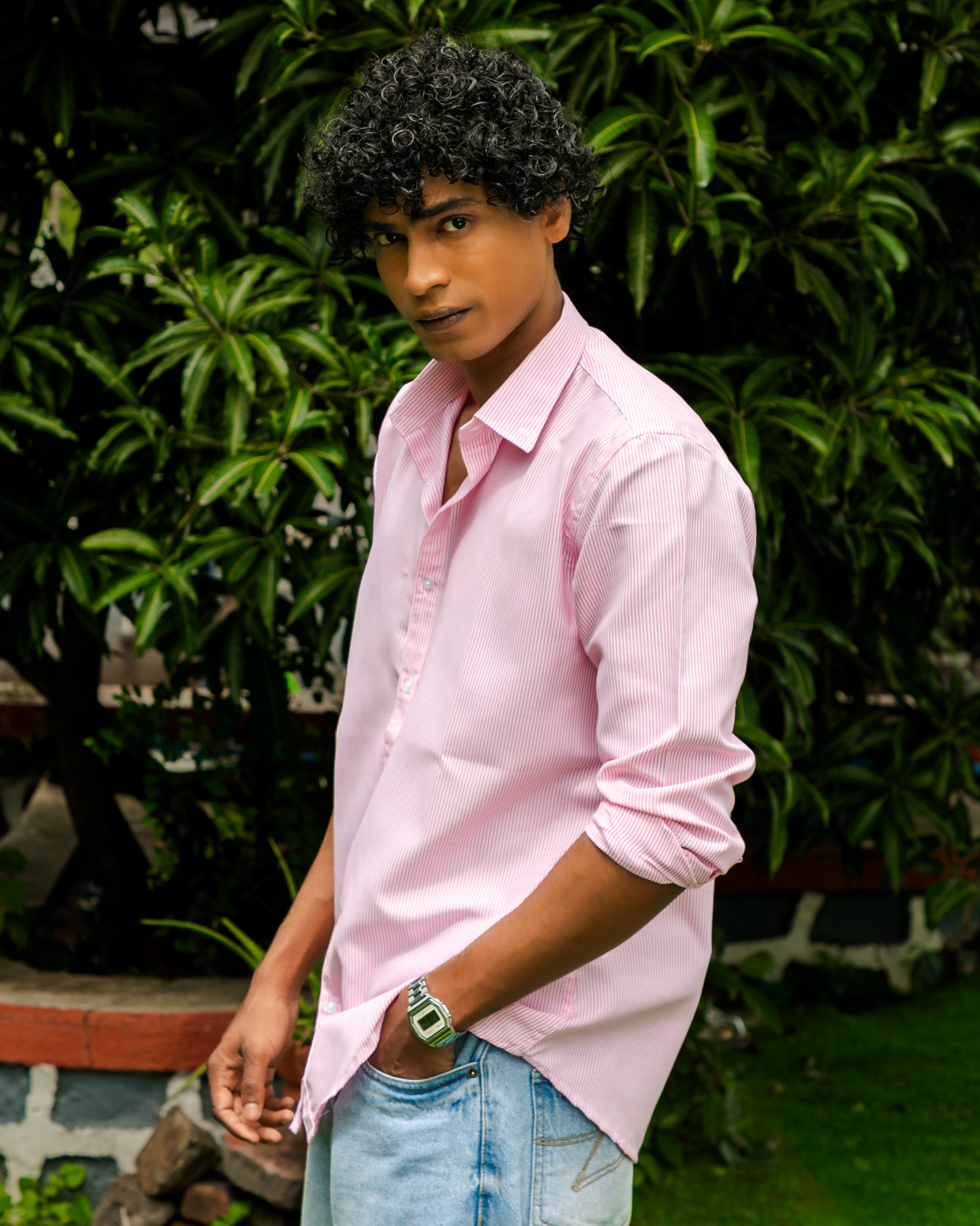 Pookie | Pink Striped Shirt