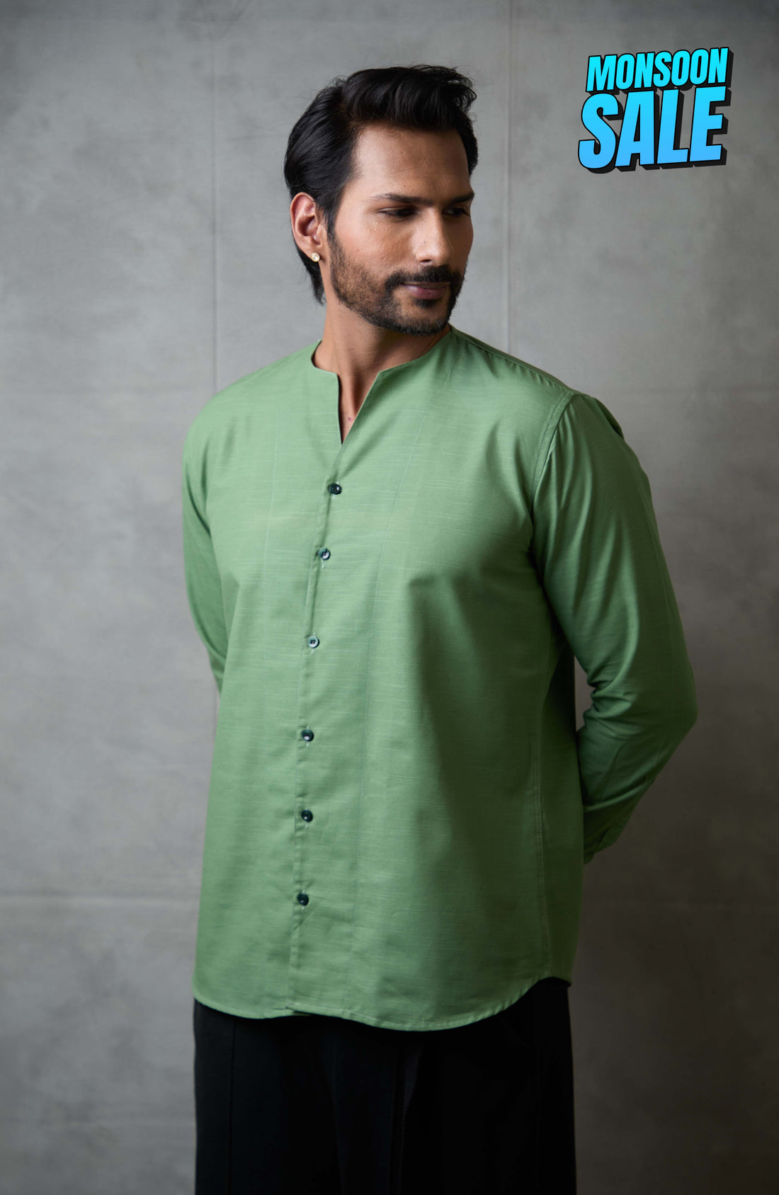 Adrift Shirt | Saga Green