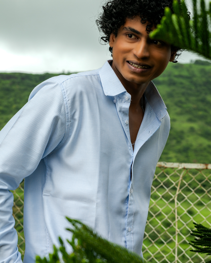 Blue Stripes Shirt – JUJU