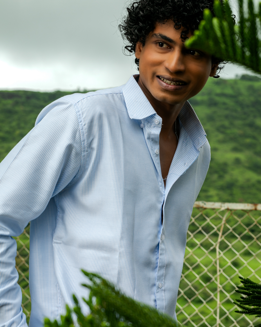 Blue Stripes Shirt – JUJU