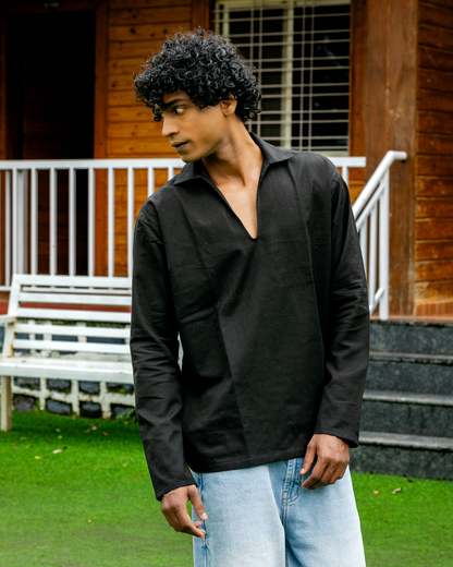 Classic Rugby Black Shirt – JUJU