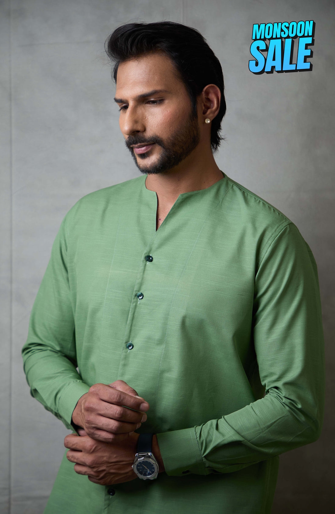 Adrift Shirt | Saga Green