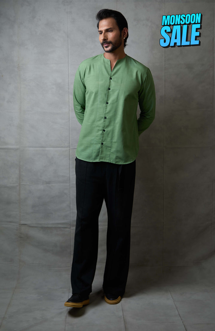 Adrift Shirt | Saga Green