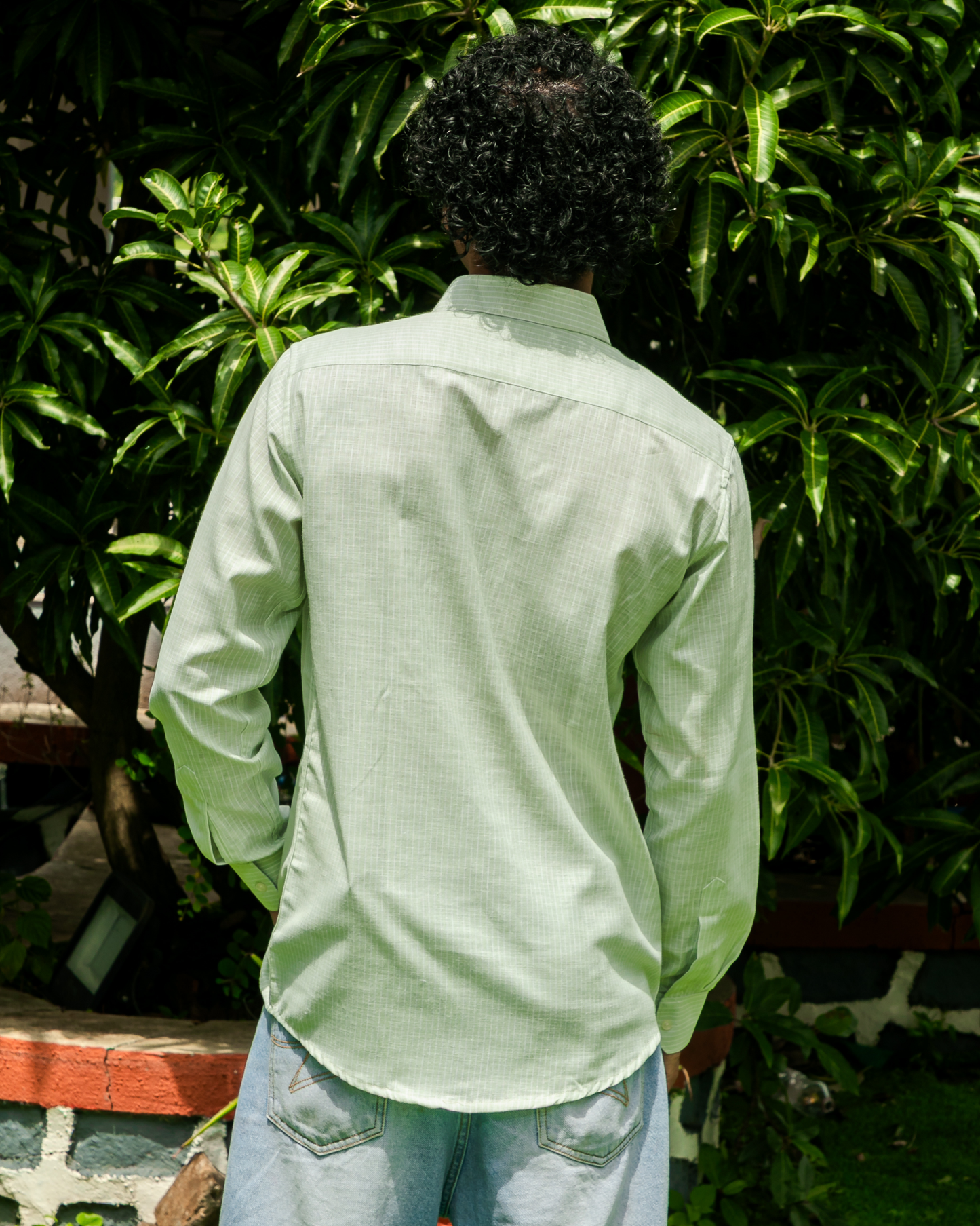 Mint Green Stripes Shirt