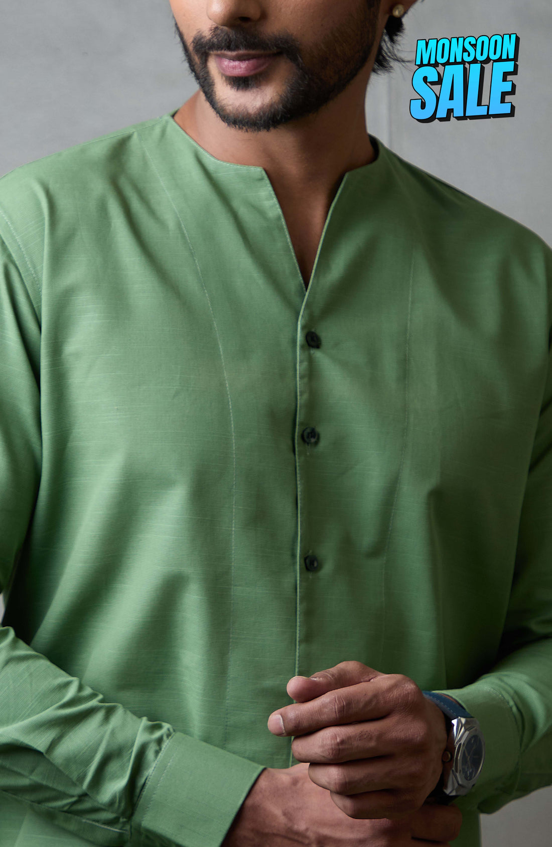 Adrift Shirt | Saga Green