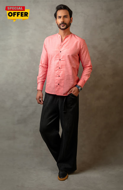 Adrift Shirt | Coral Pink
