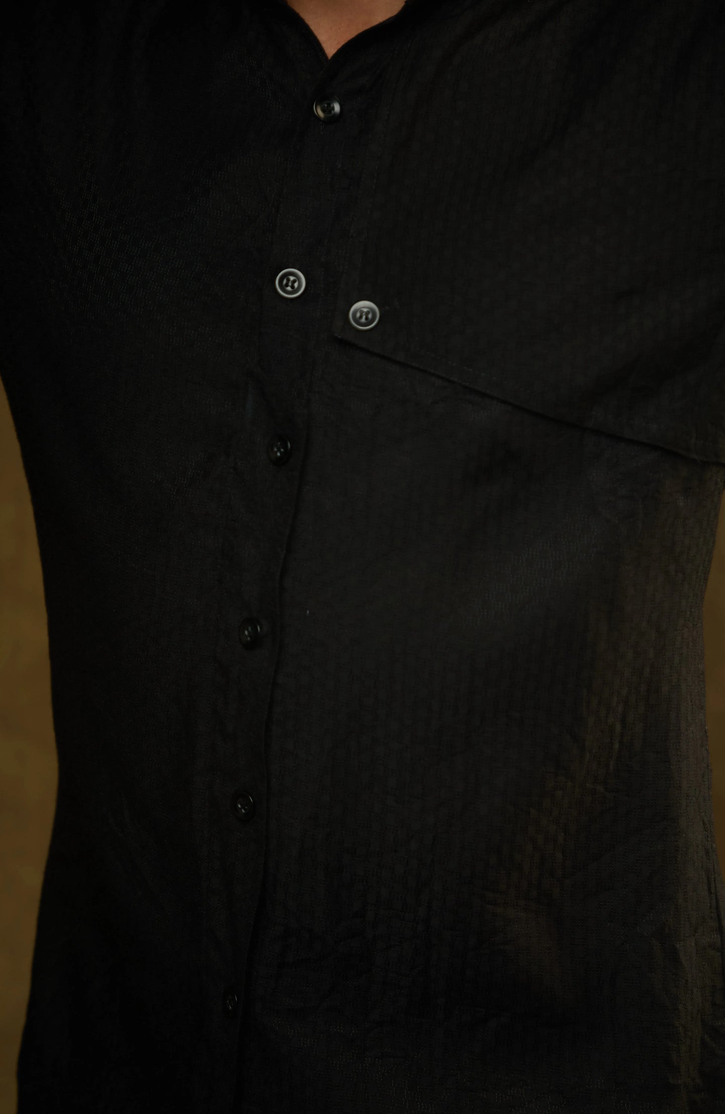 Overlap Placket Shirt