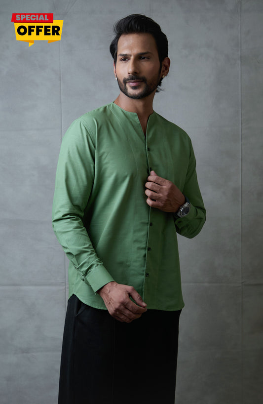 Adrift Shirt | Saga Green