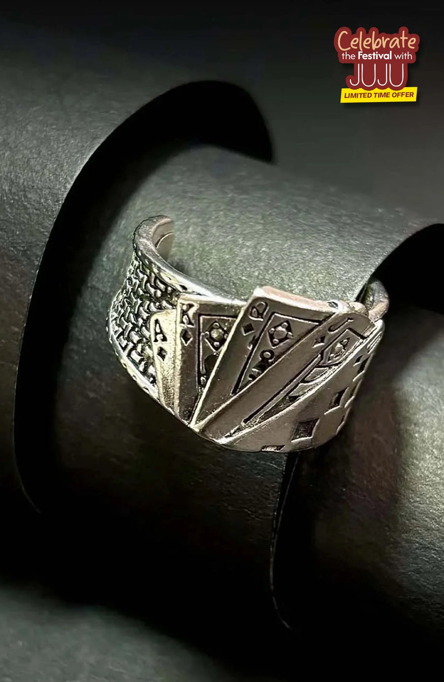 Ace Legacy Poker Ring| Unisex Jewellery Silver / Unisex Rings