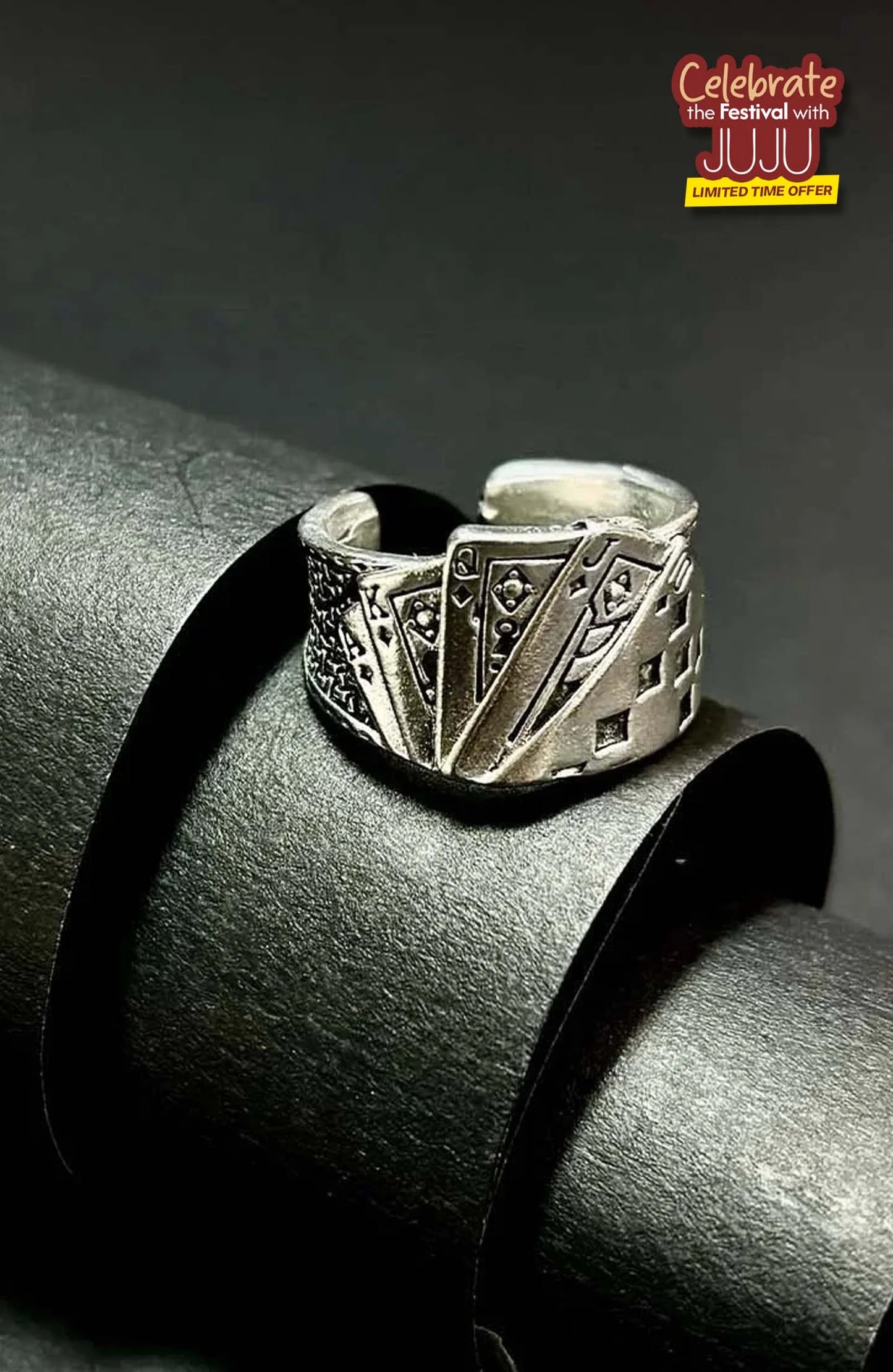 Ace Legacy Poker Ring| Unisex Jewellery Silver / Unisex Rings