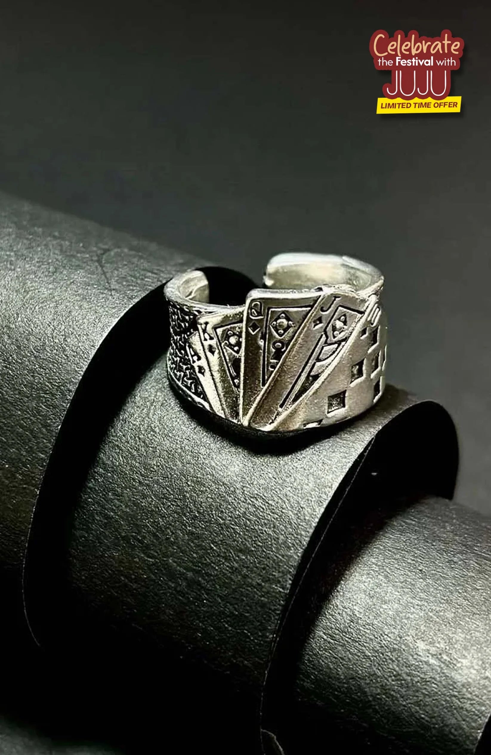 Ace Legacy Poker Ring| Unisex Jewellery Silver / Unisex Rings