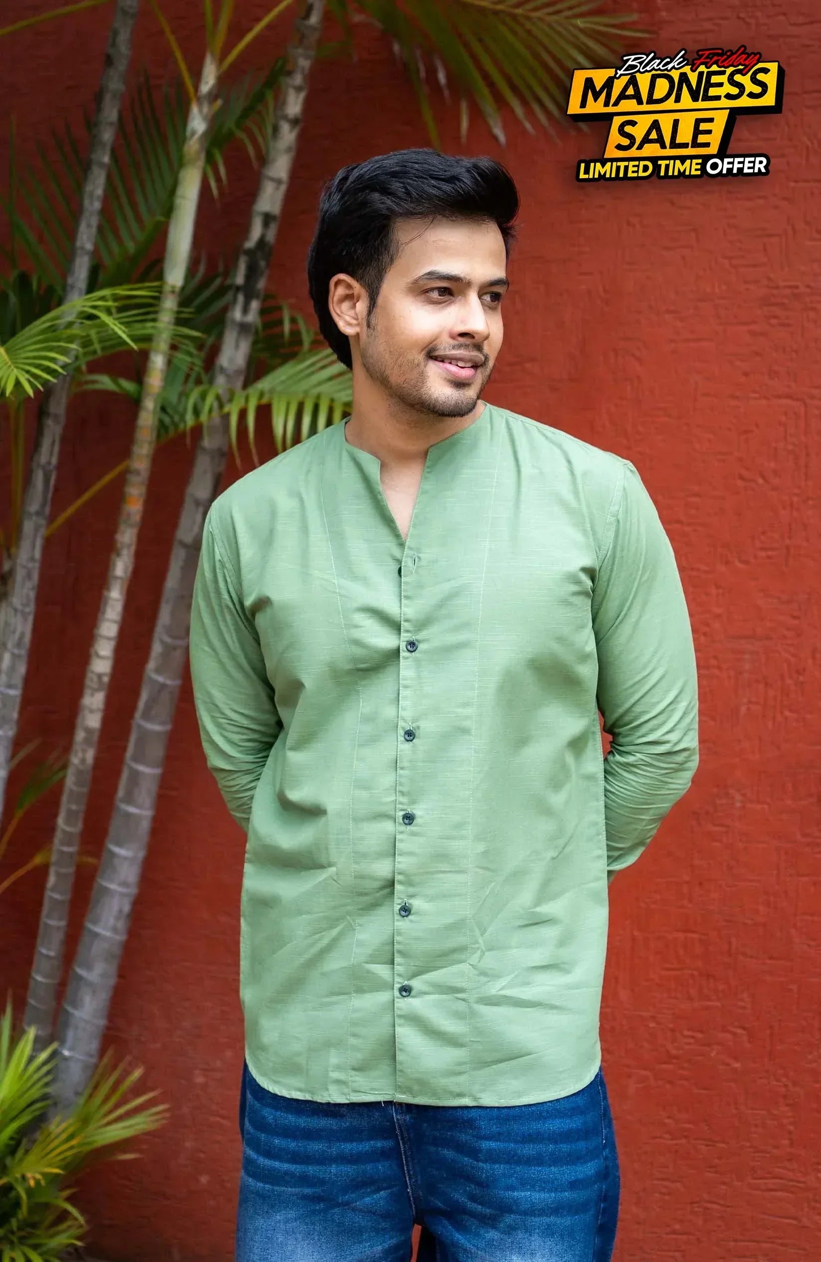 Adrift Shirt | Saga Green - Shirt