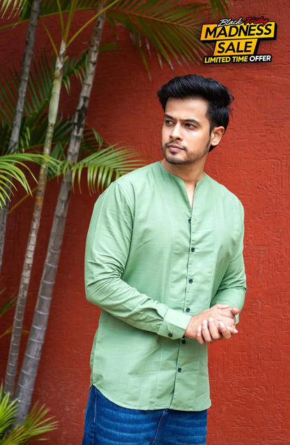 Adrift Shirt | Saga Green - Shirt