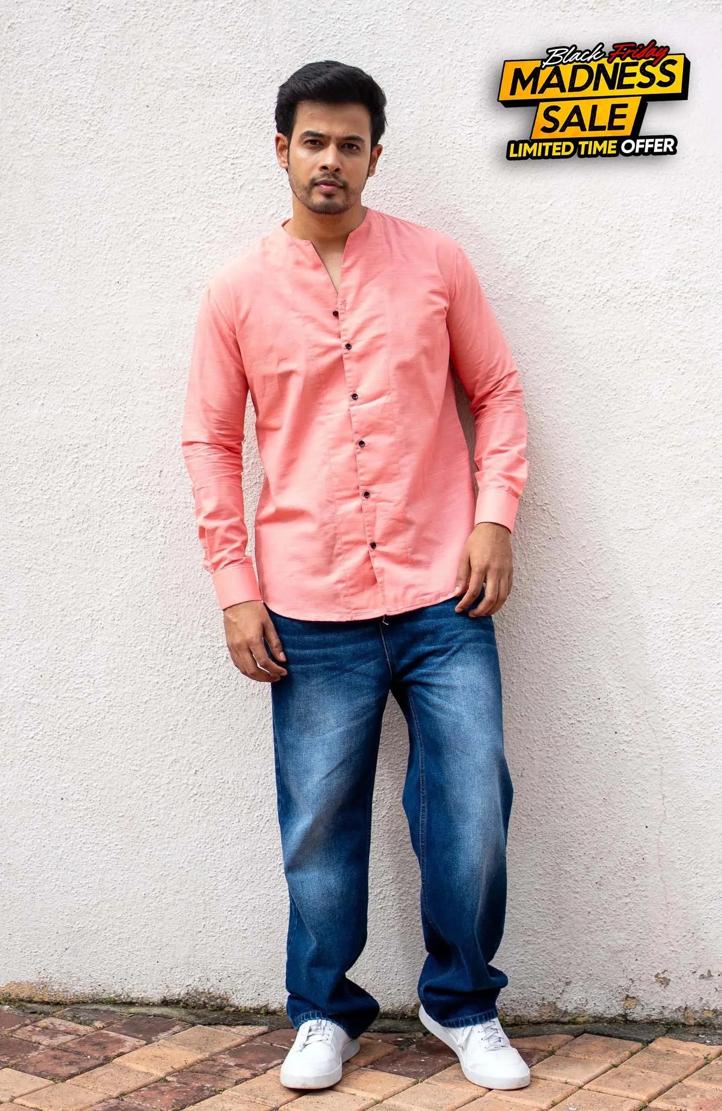 Adrift Shirt | Coral Pink - Shirt