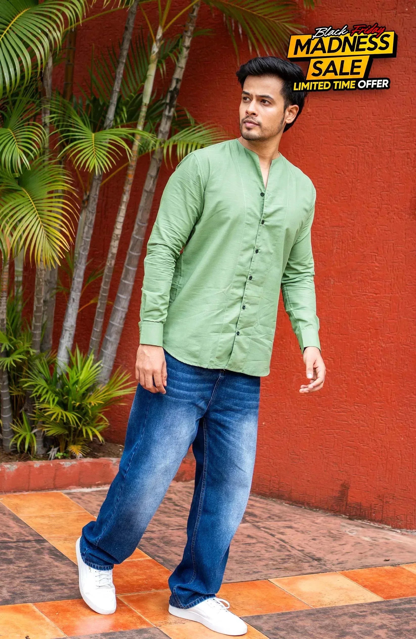 Adrift Shirt | Saga Green - Shirt
