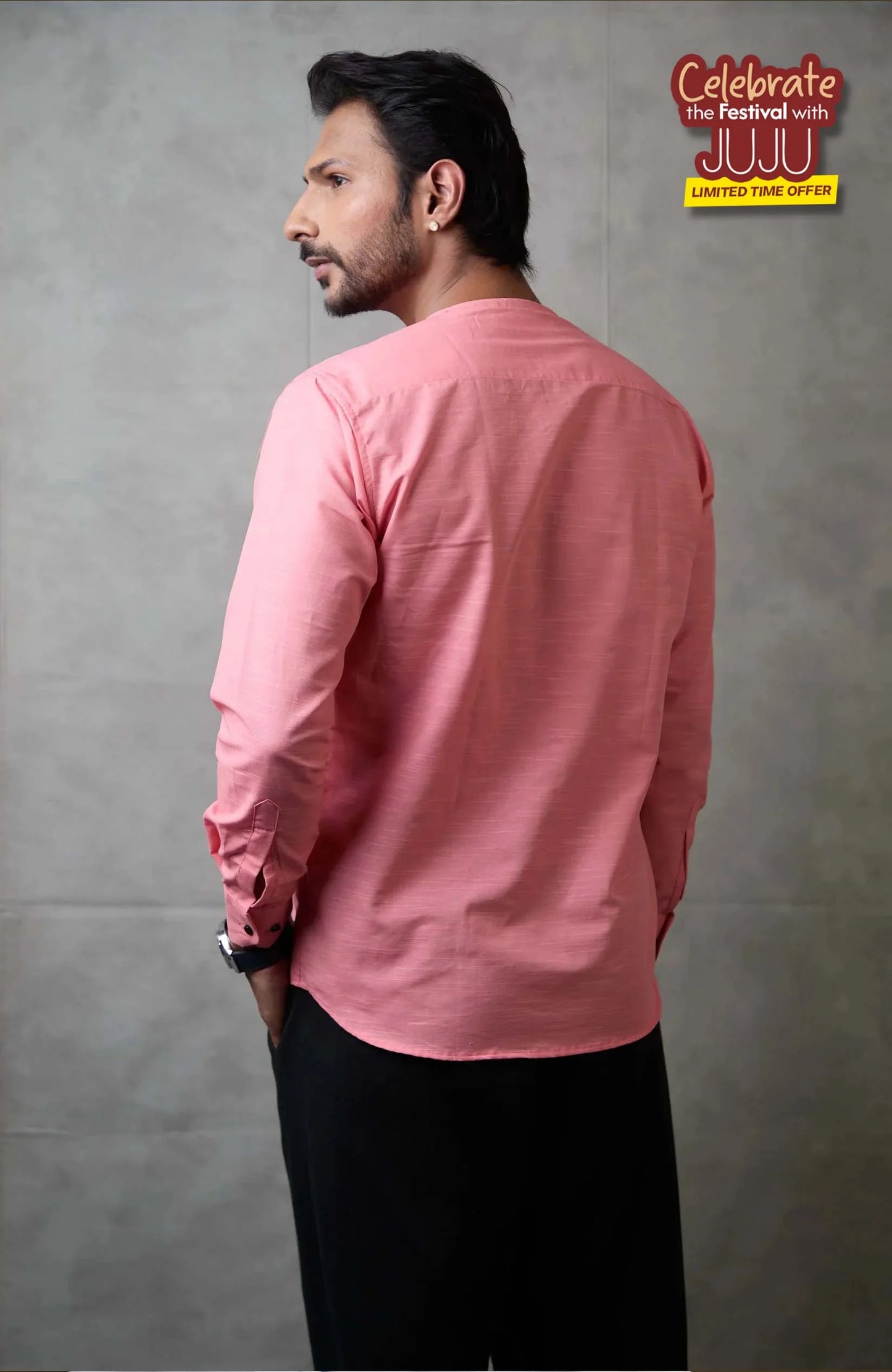 Adrift Shirt | Coral Pink Shirt