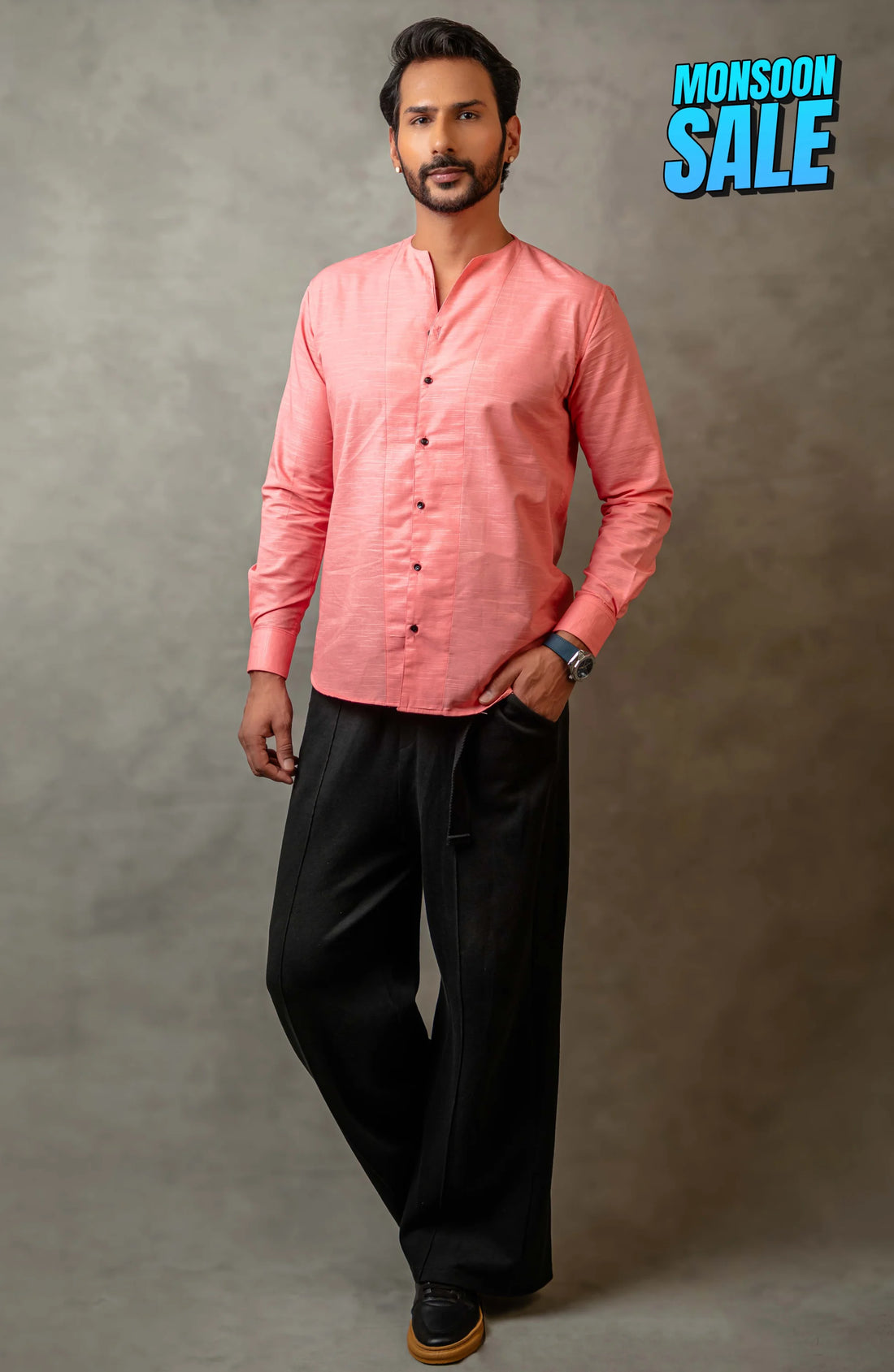 Adrift Shirt | Coral Pink - Shirt