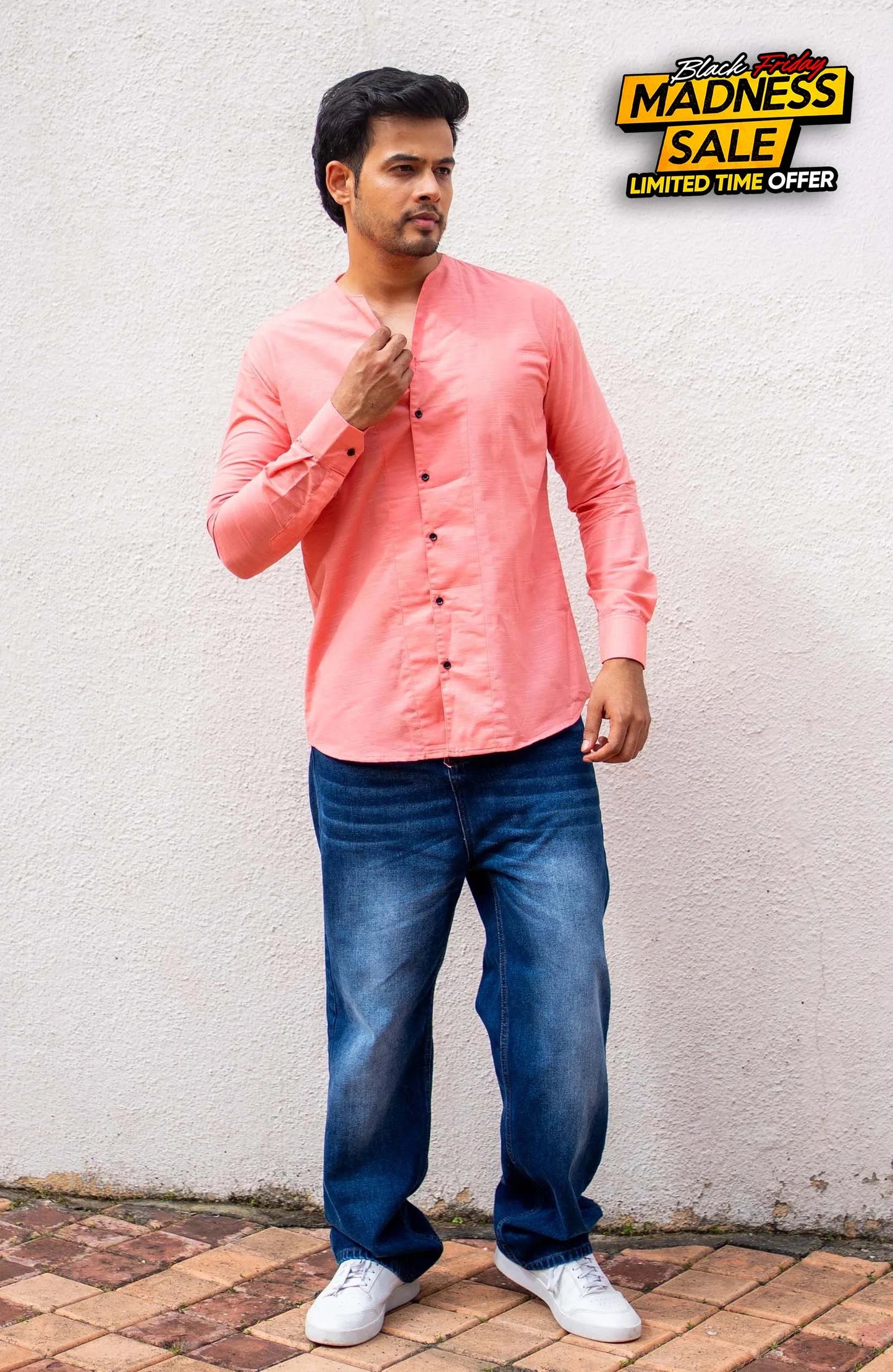 Adrift Shirt | Coral Pink - Shirt