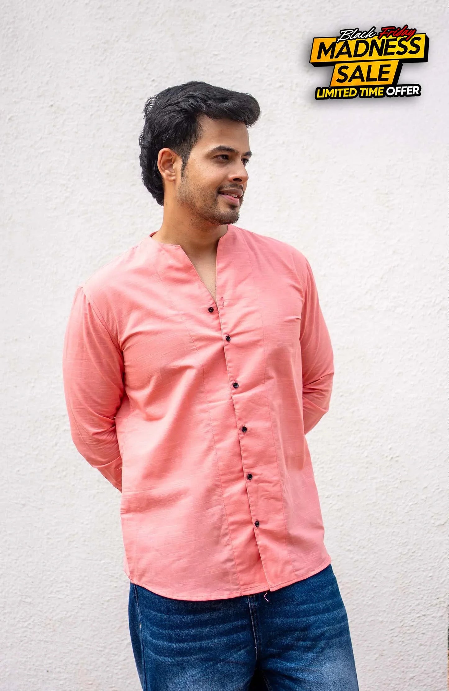 Adrift Shirt | Coral Pink - Shirt