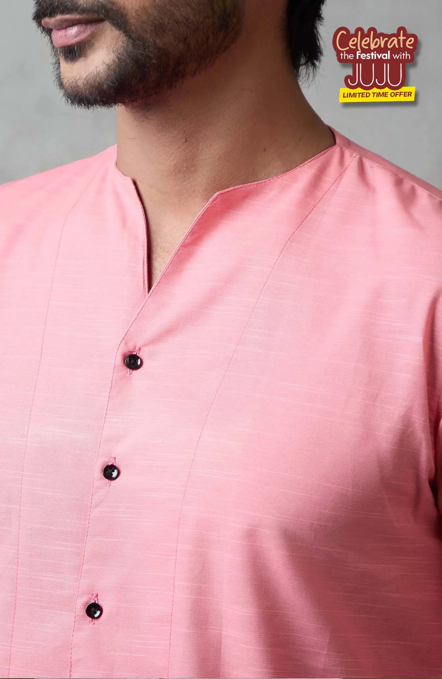 Adrift Shirt | Coral Pink Shirt