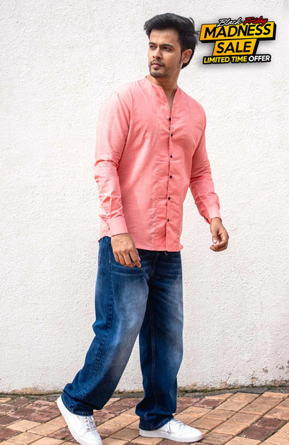 Adrift Shirt | Coral Pink - Shirt