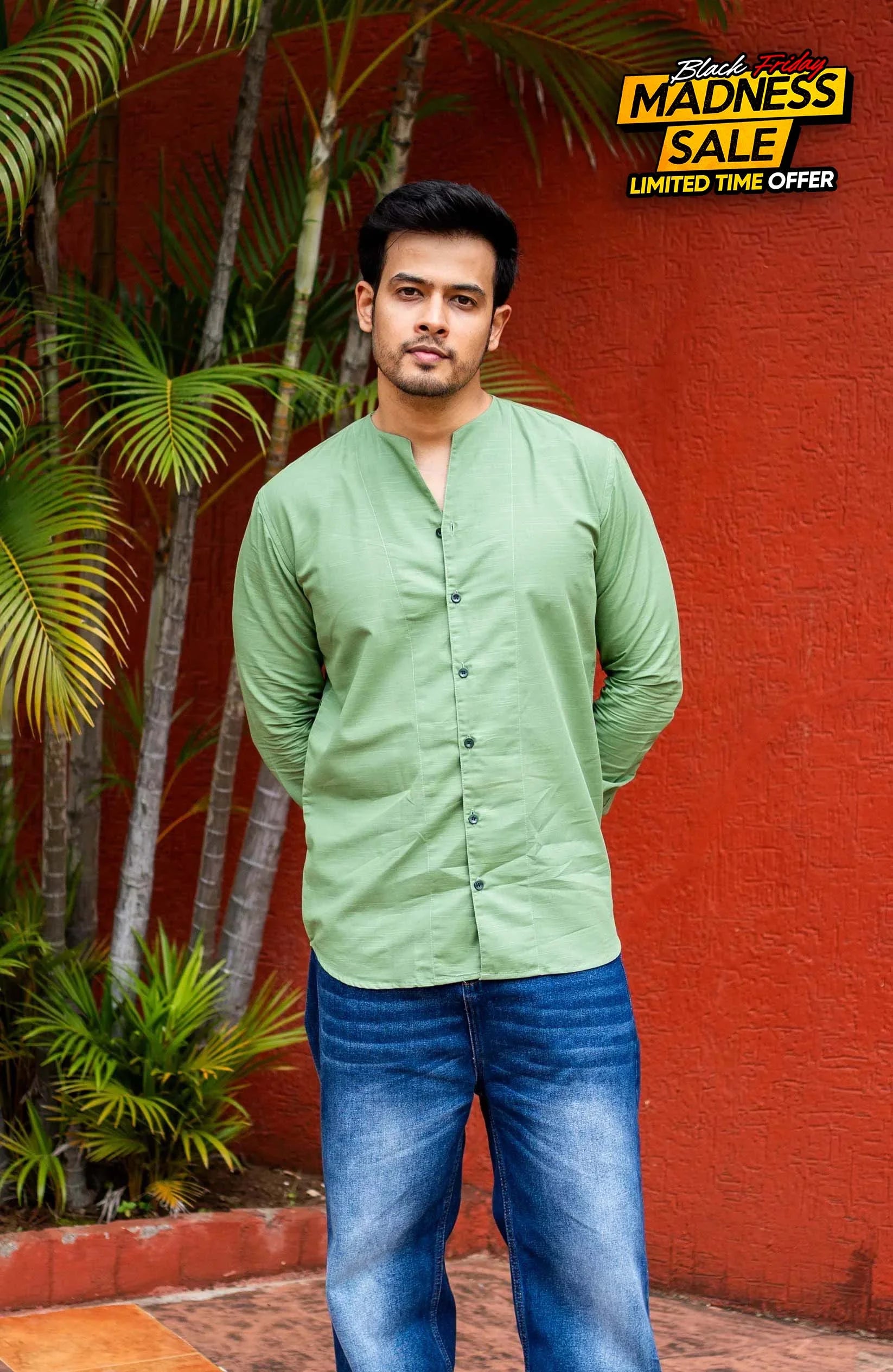 Adrift Shirt | Saga Green - Shirt