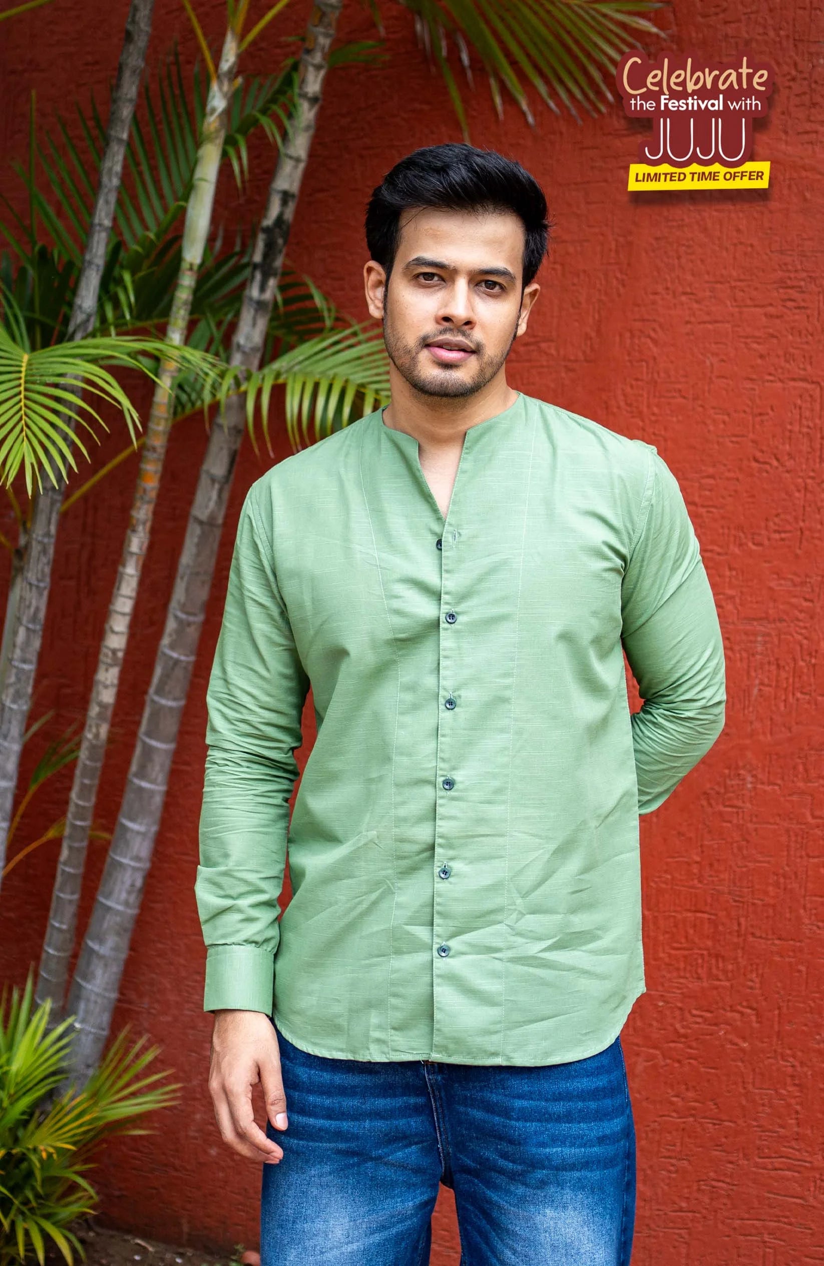 Adrift Shirt | Saga Green - Shirt