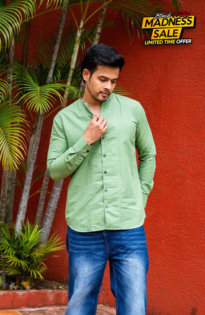 Adrift Shirt | Saga Green - Shirt