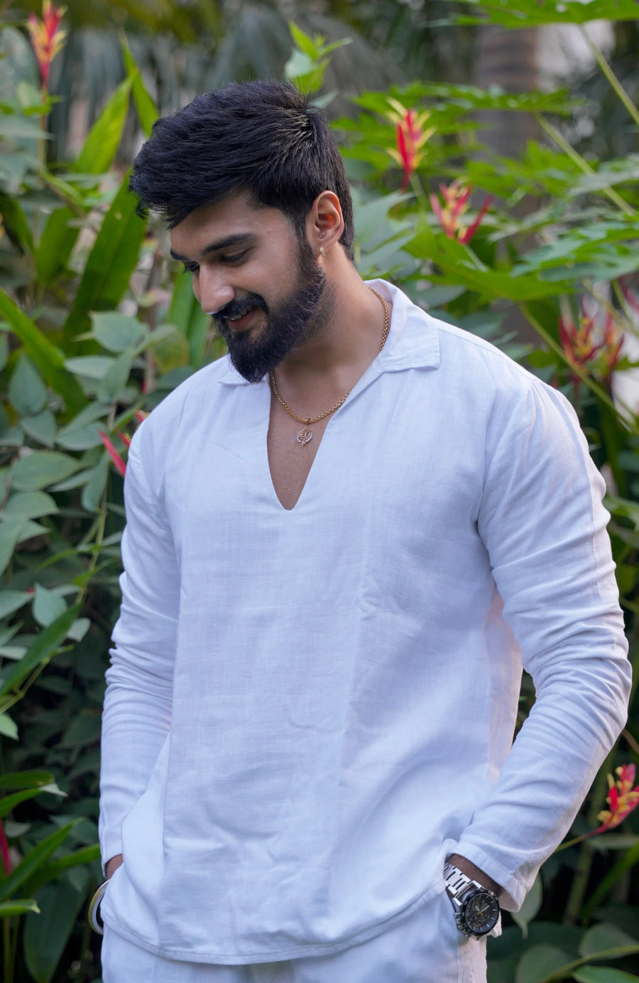 Classic Rugby Plain Shirt - M / White - Shirt