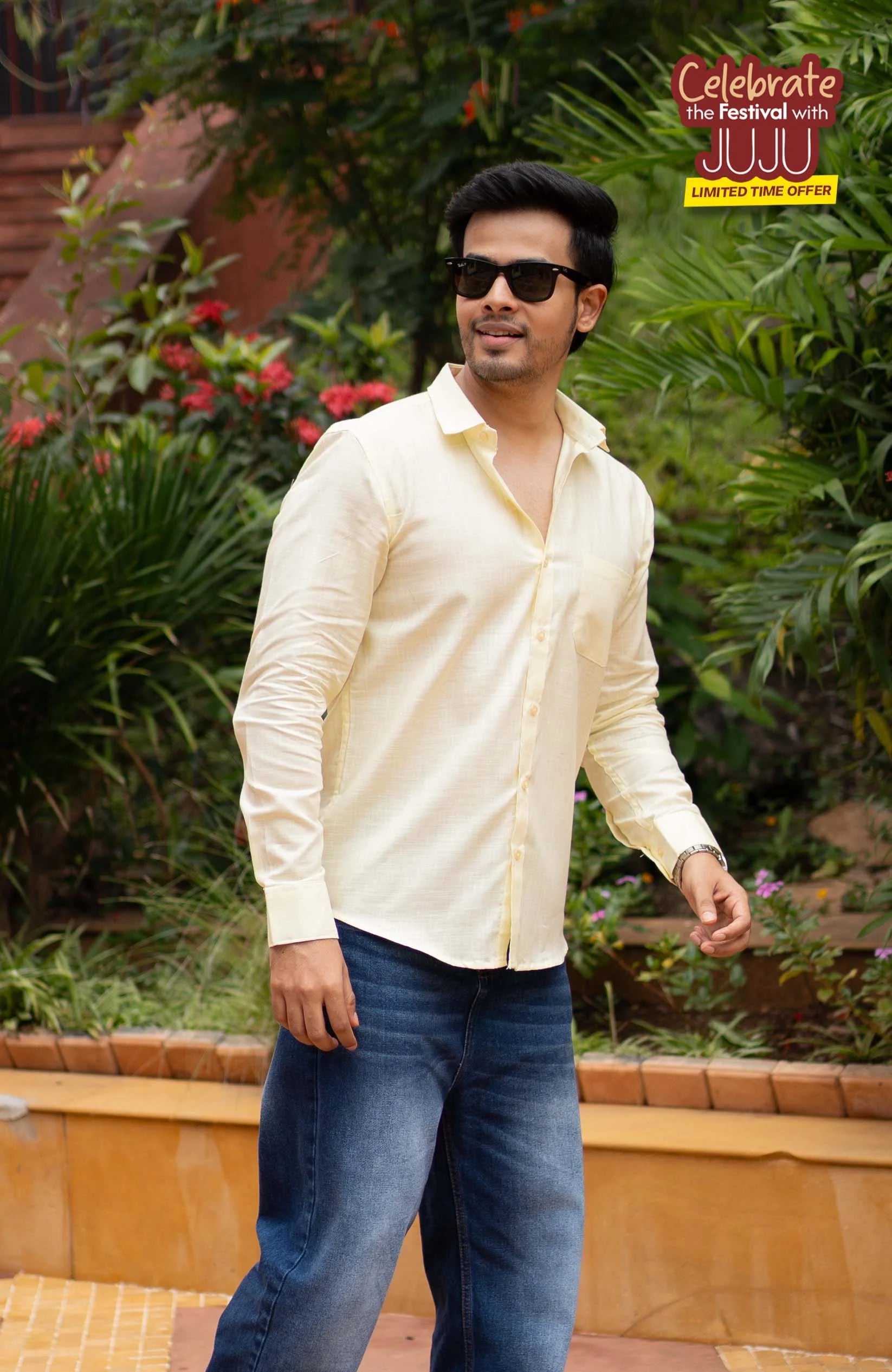 Classic Shirt | Butter Yellow | Cotton Linen Shirt