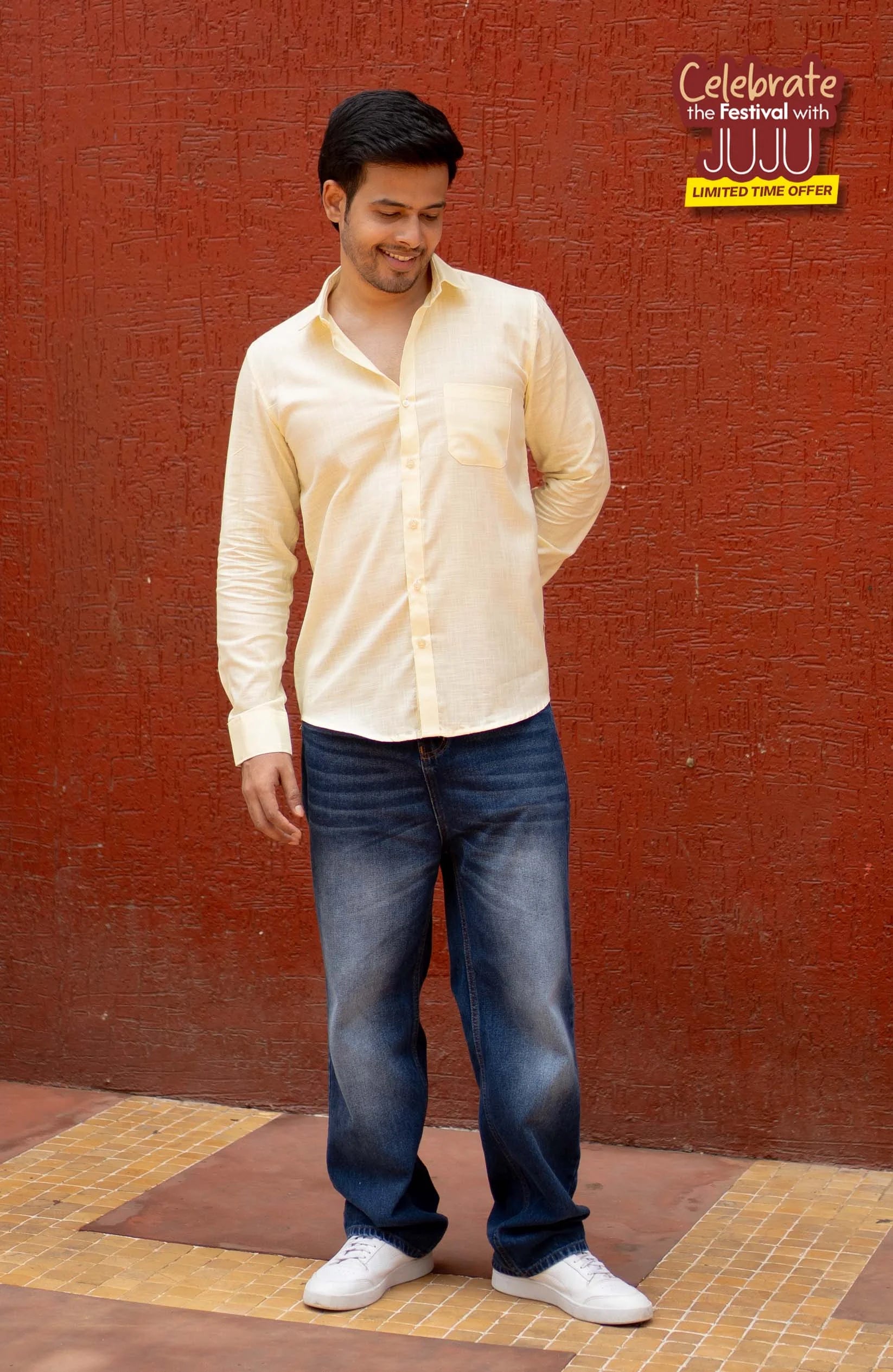 Classic Shirt | Butter Yellow | Cotton Linen Shirt