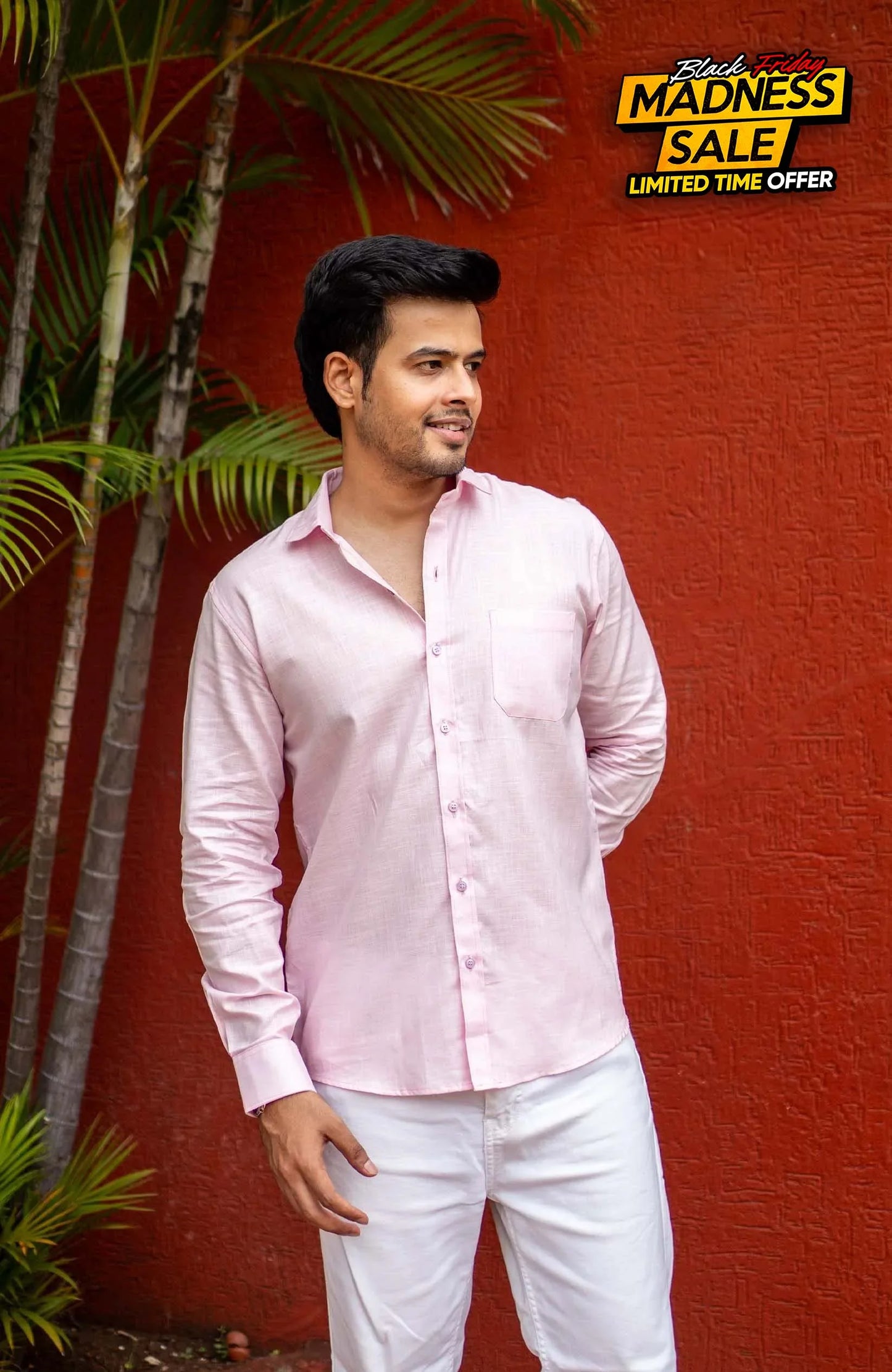 Classic Shirt | Hush Pink | Cotton Linen - Shirt