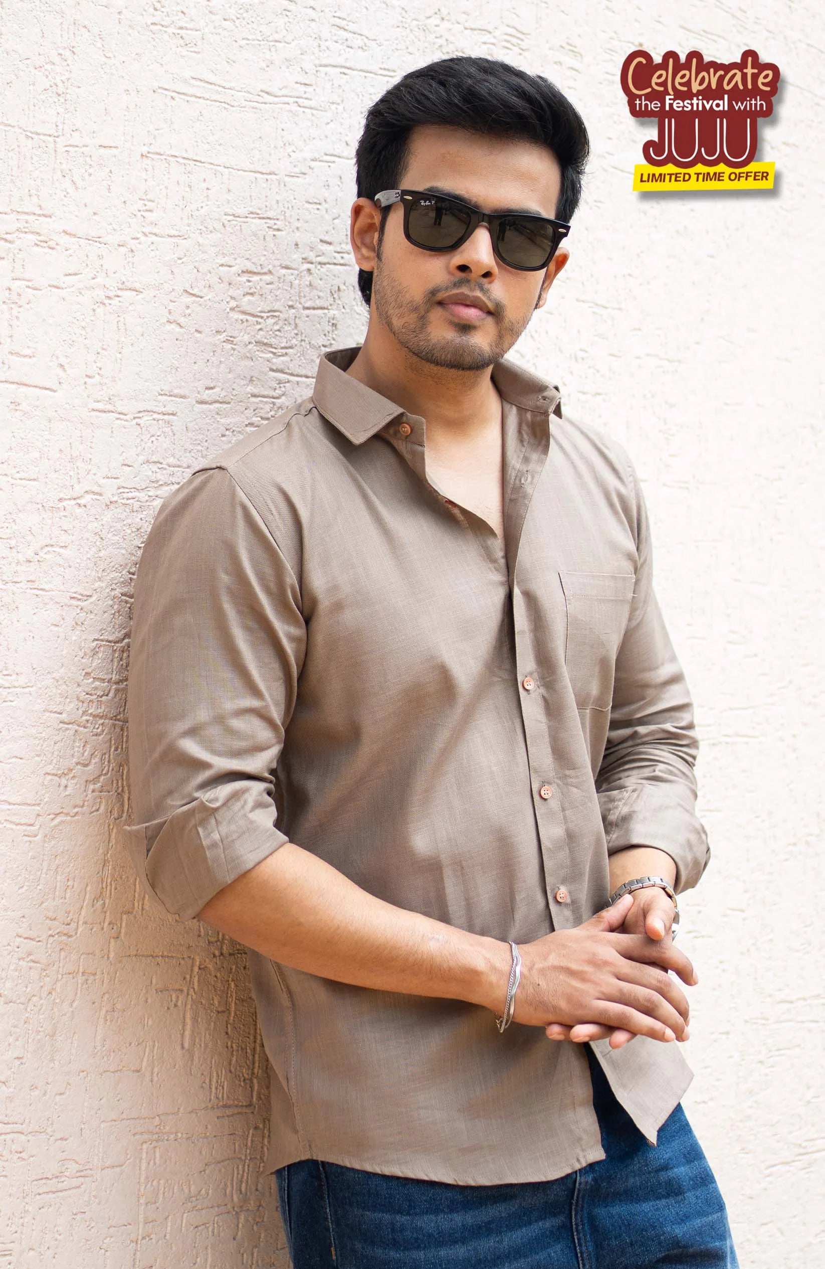 Classic Shirt | khaki | Cotton–Linen khaki / S Shirt