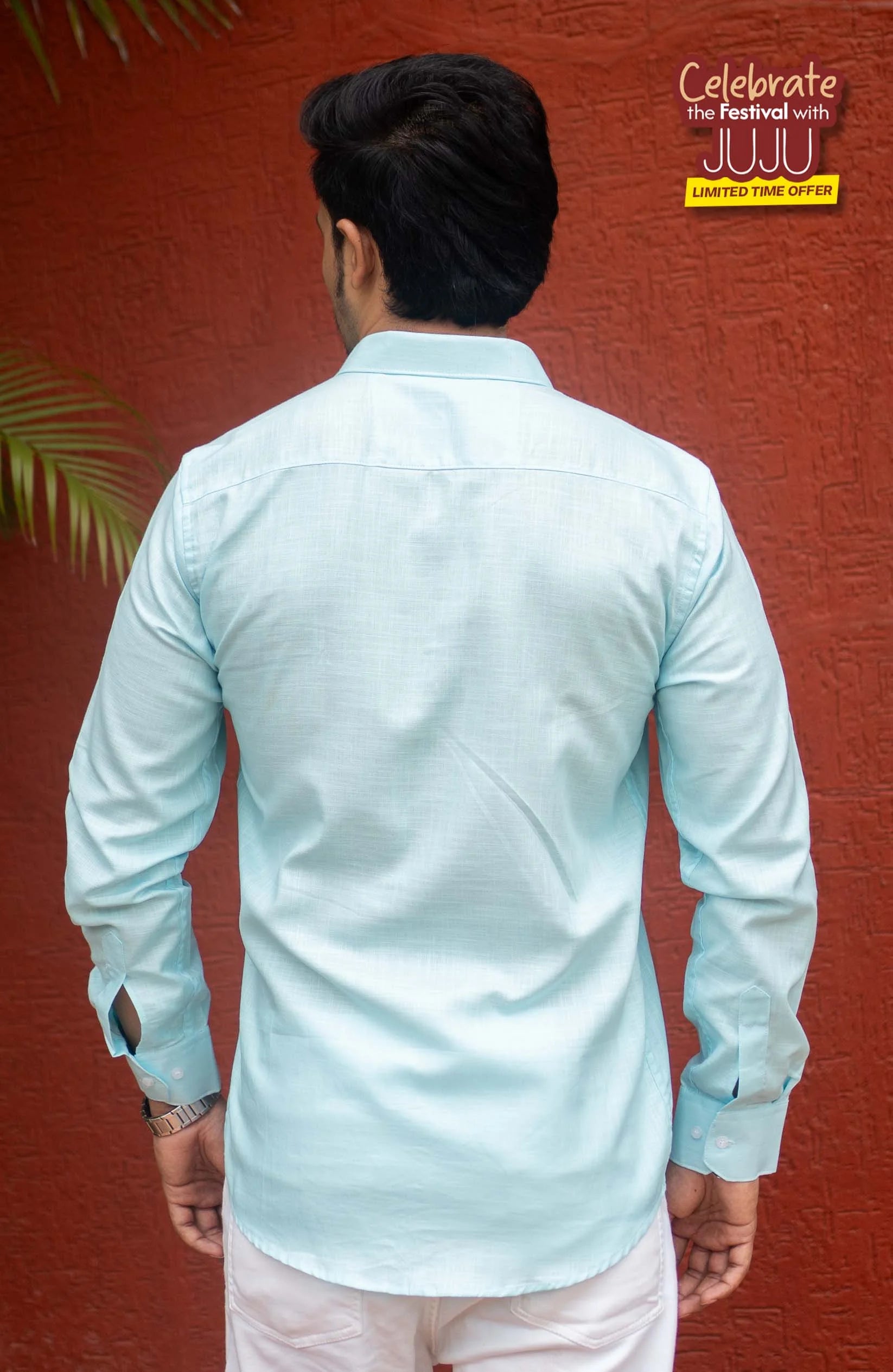 Classic Shirt | Sky Blue | Cotton Linen Shirt