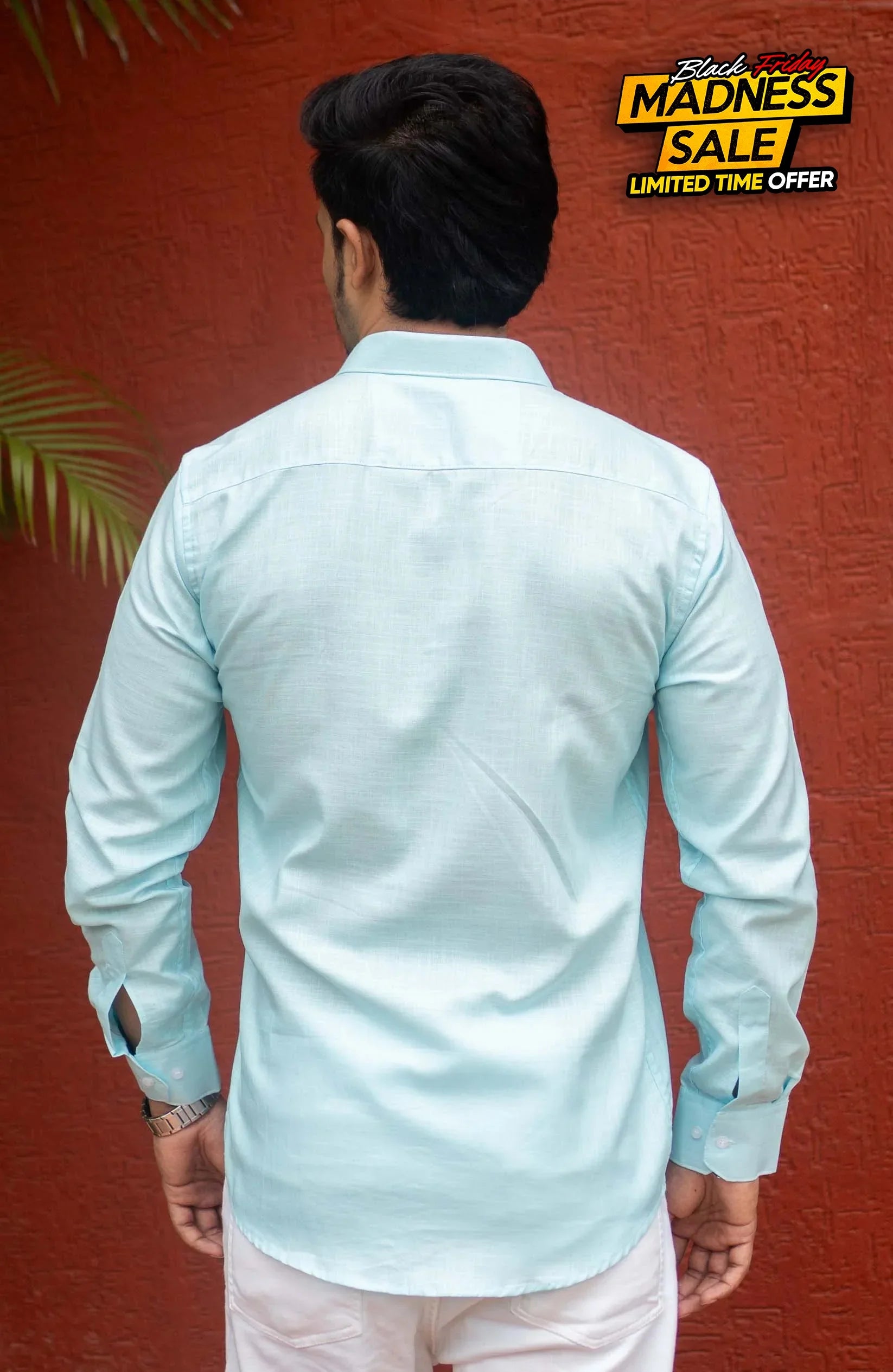 Classic Shirt | Sky Blue | Cotton Linen - Shirt
