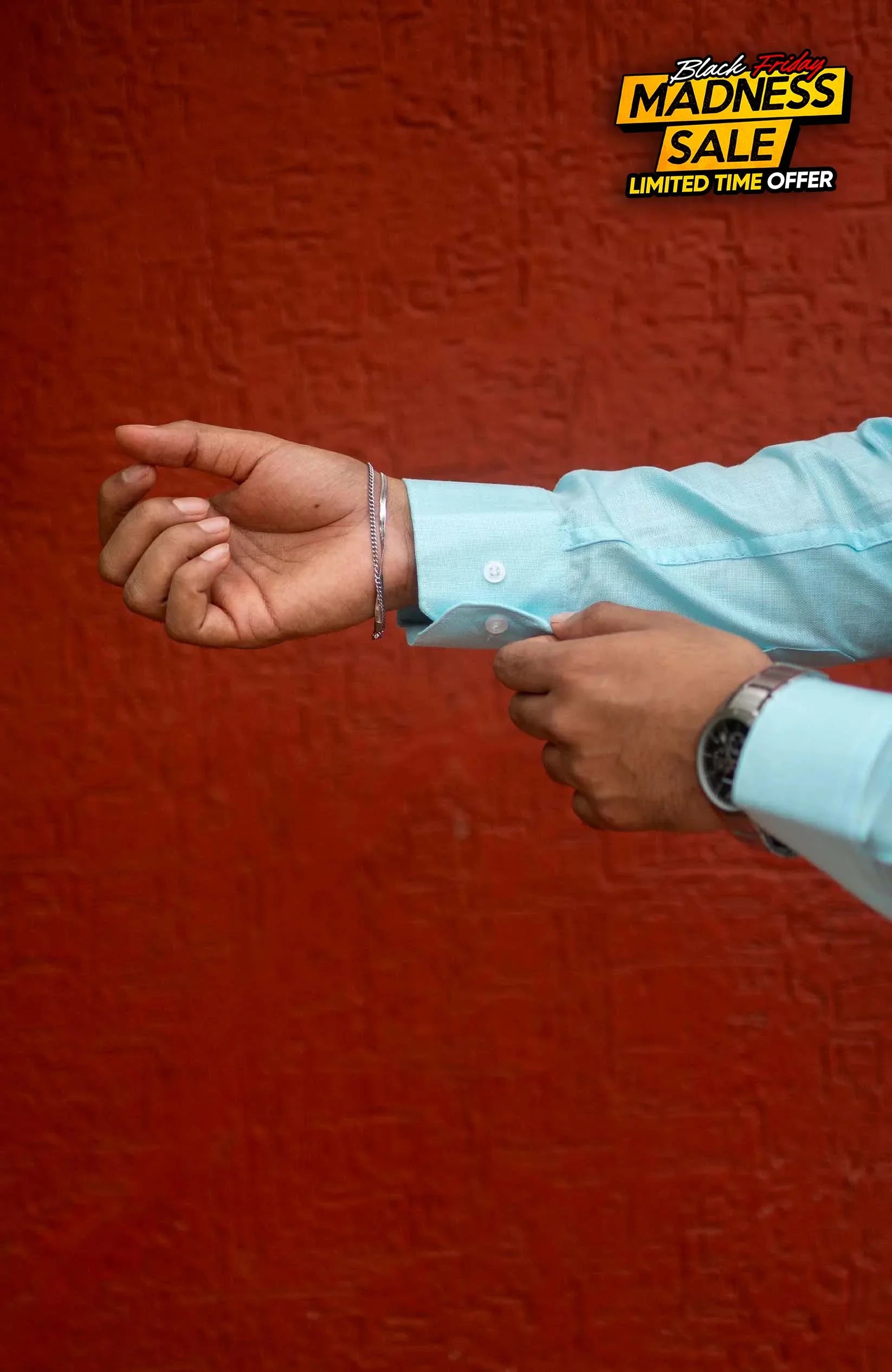 Classic Shirt | Sky Blue | Cotton Linen - Shirt