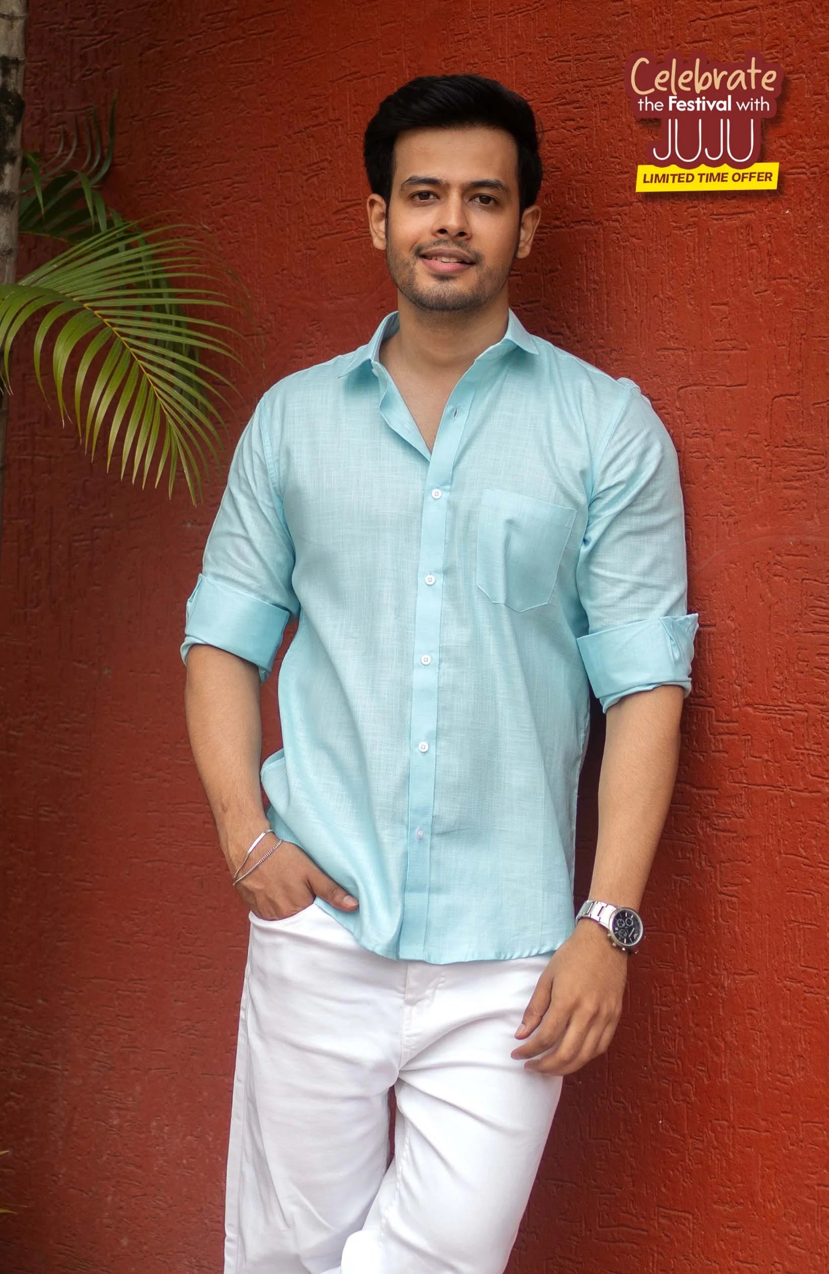 Classic Shirt | Sky Blue | Cotton Linen Shirt