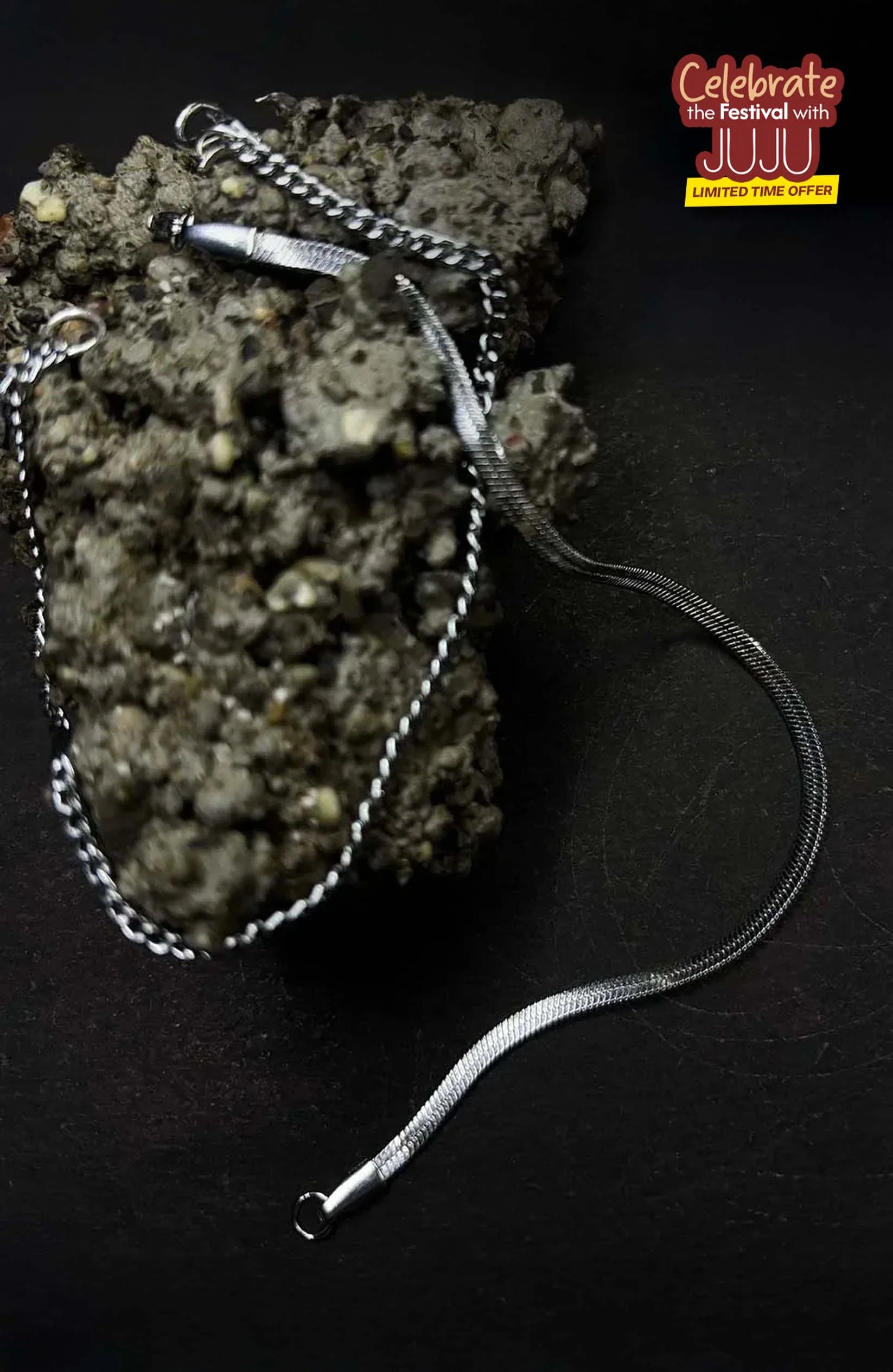 Ryo Duo – Dual Bracelet | Unisex Jewellery Silver / Unisex Bracelet
