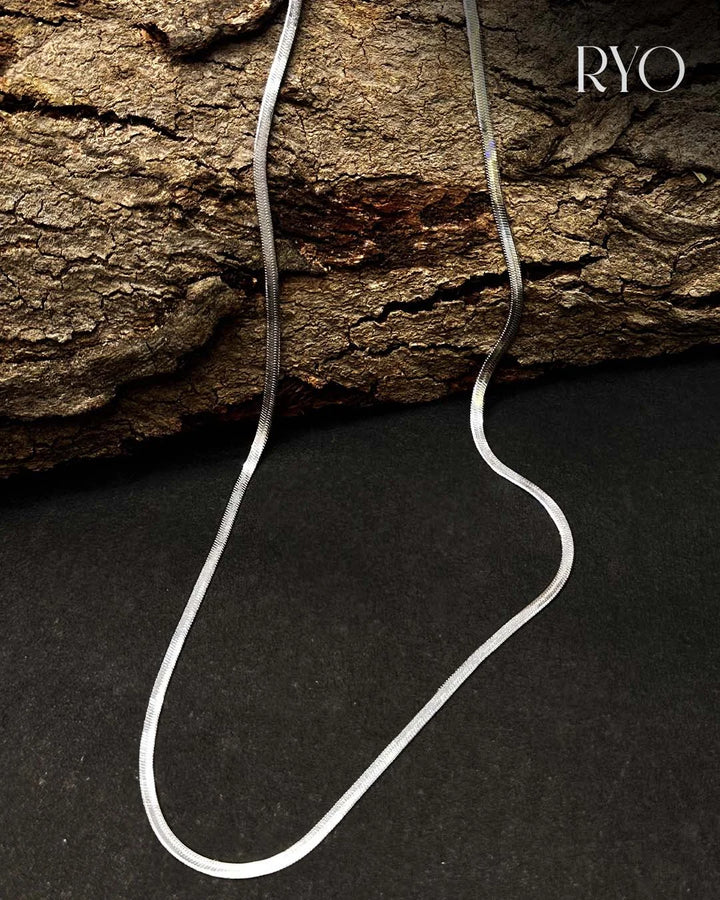 Sleek Snake Chain - Silver / Unisex - Chain