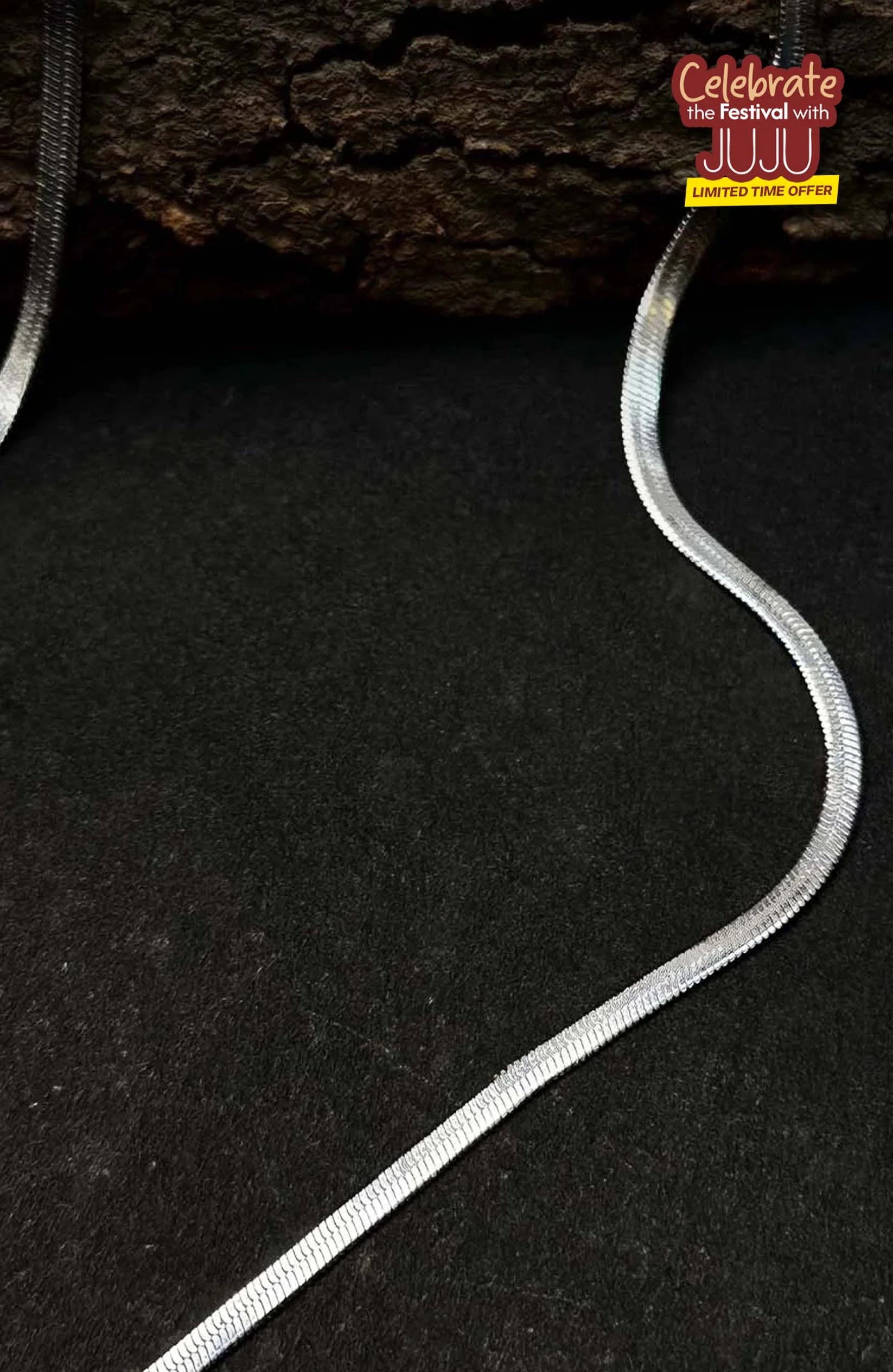 Sleek Snake Chain |Unisex Jewellery Silver / Unisex Chain