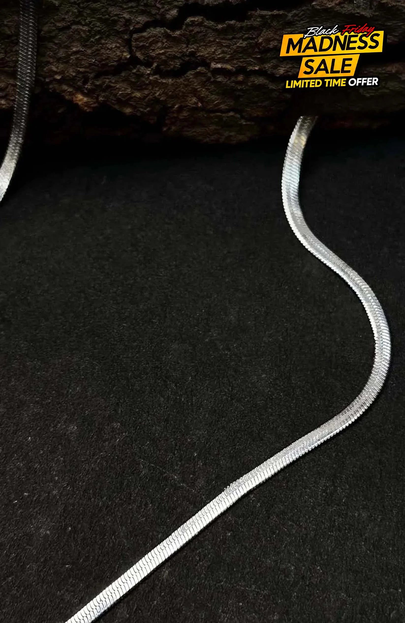 Sleek Snake Chain |Unisex Jewellery - Silver / Unisex - Chain