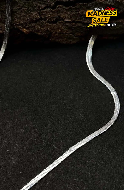 Sleek Snake Chain |Unisex Jewellery - Silver / Unisex - Chain