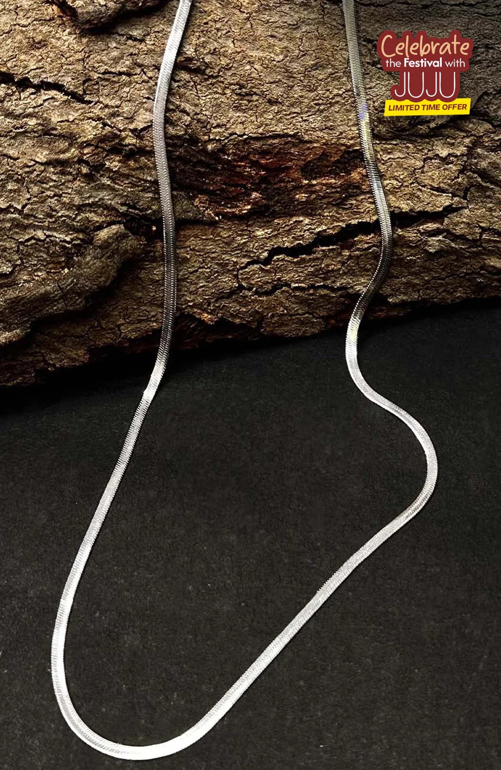 Sleek Snake Chain |Unisex Jewellery Silver / Unisex Chain
