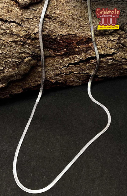Sleek Snake Chain |Unisex Jewellery Silver / Unisex Chain